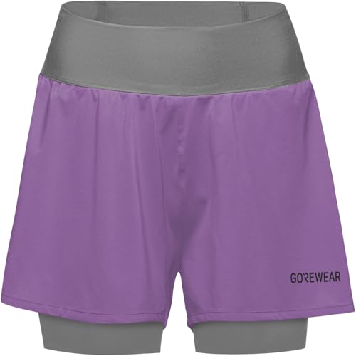 Short GORE WEAR Concurve 2in1 de sport femme pour courir en nature