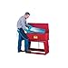 Justrite 27220 18-Gauge Coated Steel Floor Standing Rinse Tank, 22 Gallon Capacity, 35-1/4