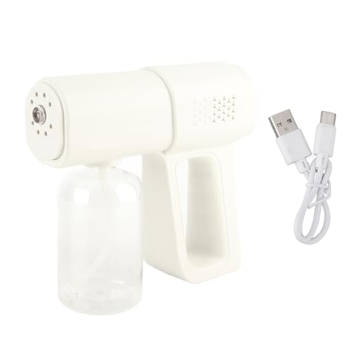 Pulverizador Atomizador Portátil, Máquina Pulverizadora de Nanómetro para Cabello, Pulverizador de Luz Azul Recargable Inalámbrico, Peluquería a Vapor