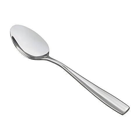 HOMMP 16-Piece Dinner Spoons, Stainless Steel, 8.27 Inch Cover