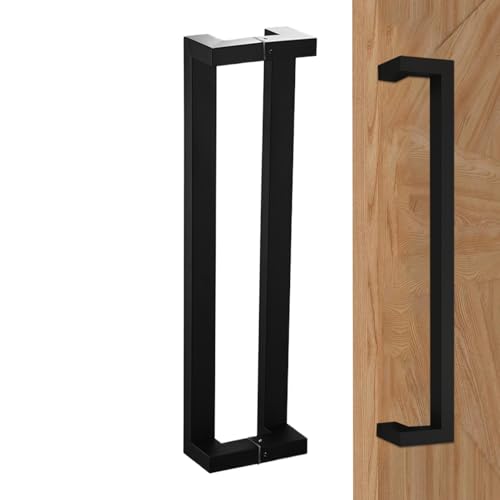 Manija de puerta corredera | Manija de puerta larga de acero inoxidable de 60 cm – Muebles modernos para despensa, baño, puerta, cobertizo, armario, granero, patio, ducha
