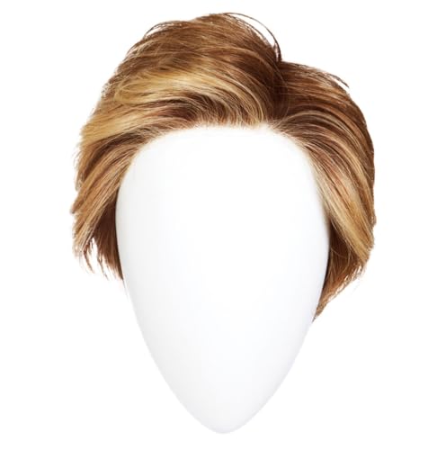 Raquel Welch On The Cover Short Pixie Cut Wig With Texture and Soft Waves, Average Cap Size, RL14/25 Honey Ginger