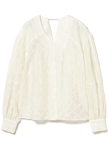 レイビームス] L/Sシャツ・ブラウス チェック フリル ブレード シャツ