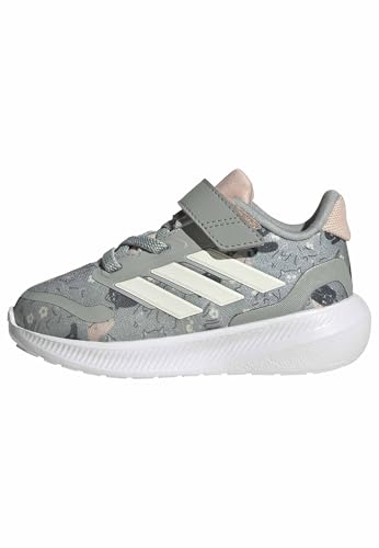 Image of adidas Baby Marvel Run Falcon 5 Elastic Lace & Strap Shoe