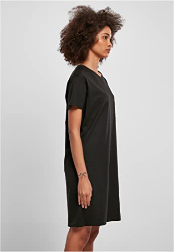 Urban Classics Damen Ladies Recycled Cotton Boxy Tee Dress Kleid, Schwarz, M EU