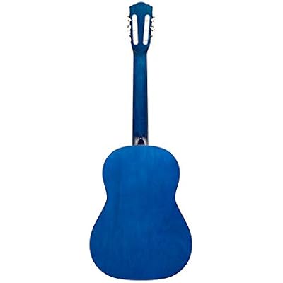 Stagg 6 String Classical Guitar, Right, Blue, 3/4 (SCL50 3/4-BLUE)
