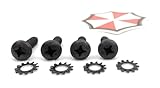 Umbrella Corporation Mil-Spec Stainless Steel Replacement Phillips AR Grip Screw with Washer - Set of 4