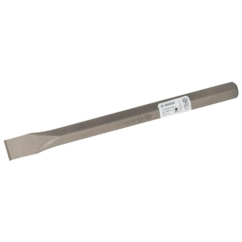 Cincel plano Bosch 2608690108 con inserción hexagonal de 28 mm para martillo 5