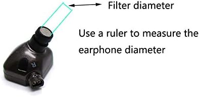 Earbuds Filters Earphone Filter Mesh Compatible for Raycon E55 E25,Skullcandy Indy,Sennheiser ie800 IE40 PRO,Bang & Olufsen Beoplay h5 E8,Samsung Gear IconX,Sony wI-C400,JBL T280A 4mm Silver