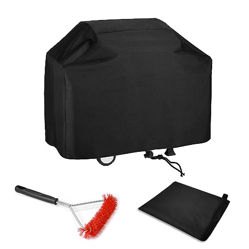 Grillabdeckung 55x45 Cm - Wetterfester Schutz Für Grills Mit Verstellbarem Kordelzug