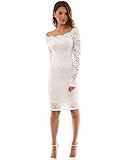 vestido fiesta hombro al aire Vestido sin tirantes atractivo del lápiz de la manga del hombro de las mujeres Tejido floral hueco del cordón, vienen con el vestido sin mangas interno del tubo Conveniente para el desgaste ocasional o fiesta