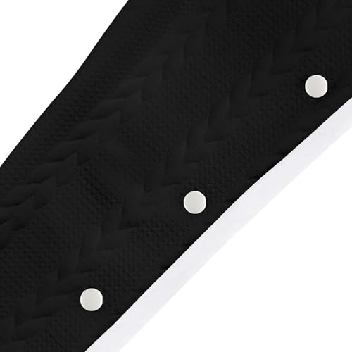 Cambkatl Men's Colorblock Jacquard Sweatpants Elastic Waist Drawstring Loose Button Side Straight Jogger Pants with Pockets3