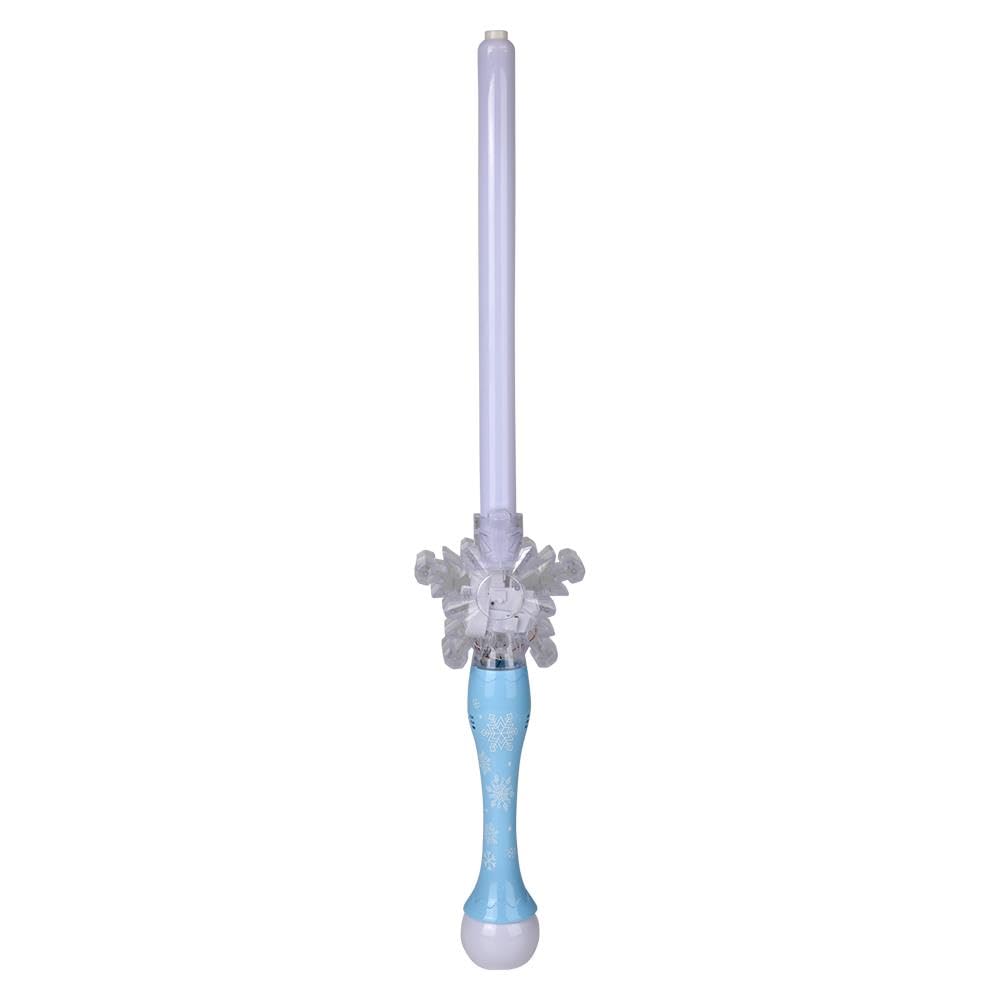 Photo 1 of *12 PACK* Rhode Island Novelty Light-Up Snowflake Bubble Wand 29"