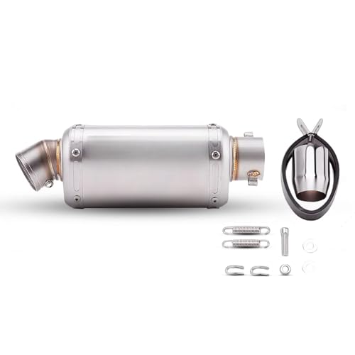 Silencieux d'échappement moto universel 51mm de haute finition avec raccord pour Z900 310mm