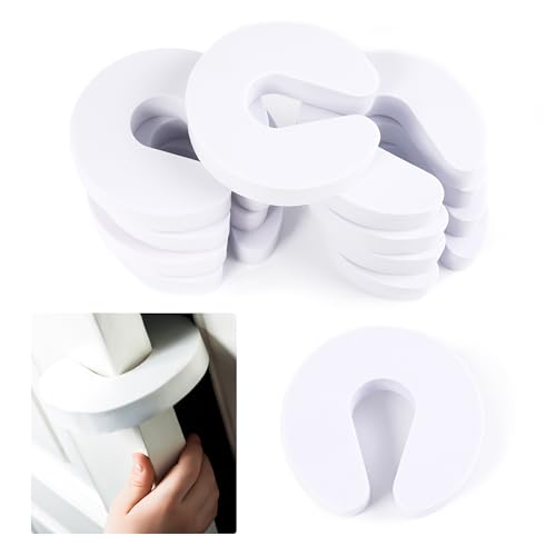 10 Pack Door Pinch Guards for Kids, Durable Door Slam Stopper, Thick Door Finger Pinch Guard That Prevents Doors from Slamming and Baby from Getting Trapped