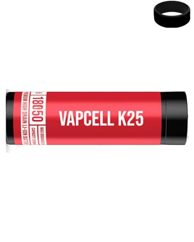 18650 K25 Compatible With Vapcell Rechargeable Series - 2500mAh High-Performance with Safety Wraps & Band - No Nicotine (2 PACK) - Image 8