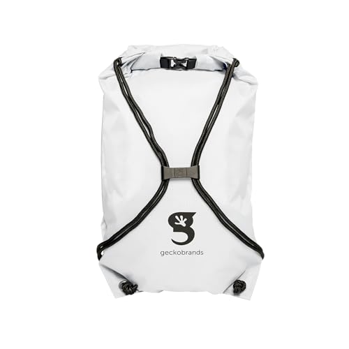 Image of geckobrands Embark 10L Drawstring Backpack - Waterproof, Lightweight Dry Bag for Beach, Hiking, and Light Water Activities