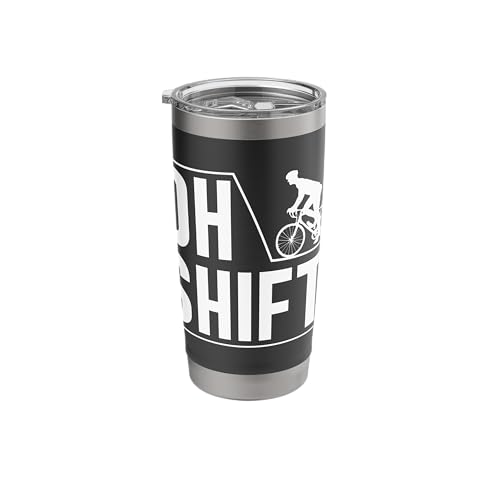 Waldeal Oh Shift Mountain Biker Stainless Steel Tumbler