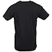 Gildan Men's Cotton Stretch T-Shirts, Multipack, Black Soot (Crew 3-Pack), Large