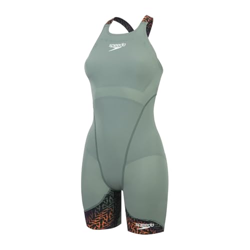 Maillot de bain Speedo IgnitKneeSkin Boyleg pour femme noir et bleu