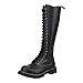 Produktbild ANGRY ITCH-20-Loch Gothic Punk Army Ranger Armee Leder Stiefel Stahlkappe, EU 42