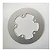 MYEEI 110 BCD Aluminum Silvery Chain Wheel Guard Road Bicycle Protect Cover Support Folding Bike Chainring 110 BCD 34-53 Tooth (Color : 36T)