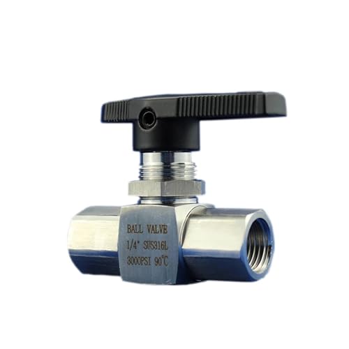 Manómetro BSP 3000 PSI de acero inoxidable 316 con rosca hembra 2