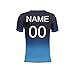 Custom Soccer Jersey, Kids Boys Personalized Soccer T-Shirts with Team Name, Number (Navy&Royal)