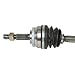 Detroit Axle - Front Right CV Axle for 2001-2005 Nissan Almera 2000-2006 Sentra [Automatic Transmission] Passenger Side CV Axle Shaft Assembly 2002 2003 2004 Replacement