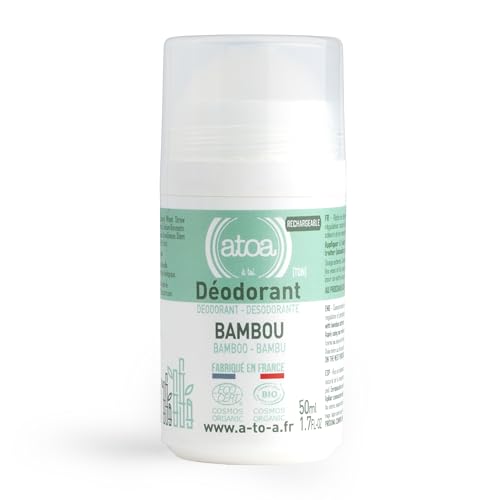 ATOA – Roll-on Desodorante Bambú certificado COSMOS ORGANIC
