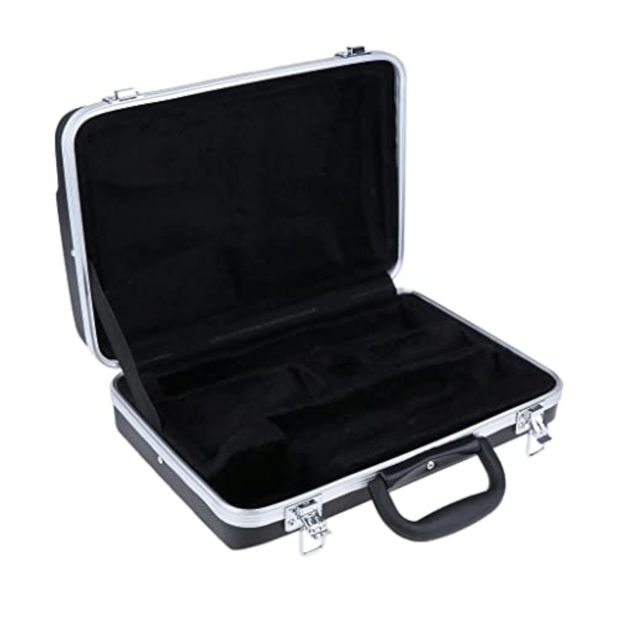 Black Plastic Clarinet Carrying Case, Lightweight