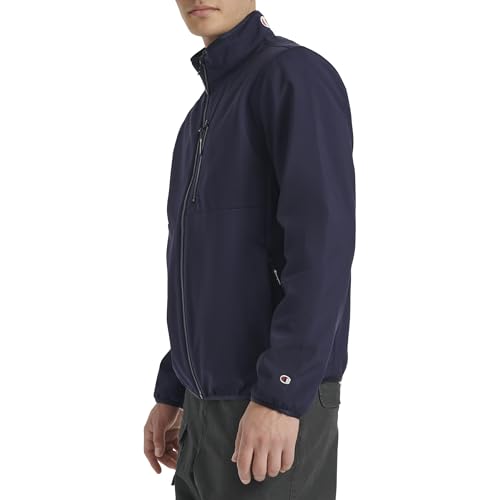Image of Champion Men's Lightweight Active Soft Shell Jacket With Stand Collar
