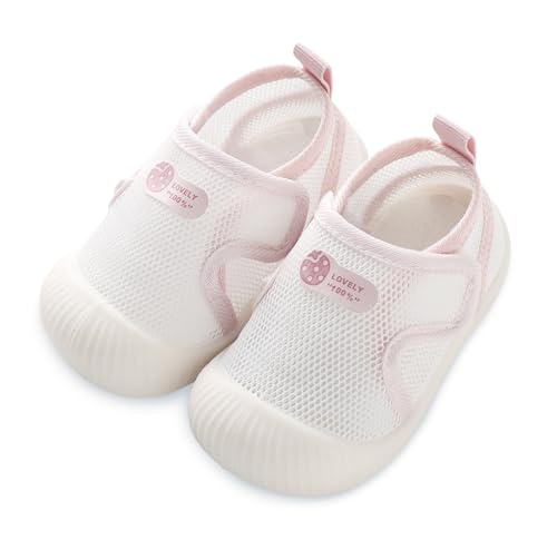 Baby Toddler First Walking Shoes Slip On Soft Sneakers Breathable Mesh Sandals Wide Toe Summer Shoes 6-36 Months