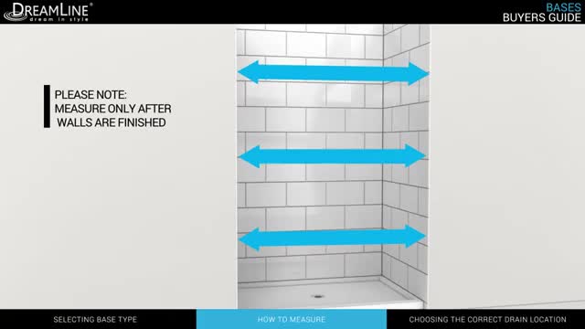 DreamLine SlimLine 32-in W X 48-in L Left White Double Threshold Rectangle Corner Shower Pan