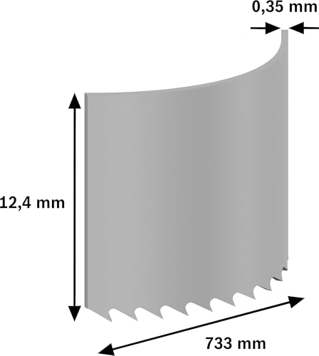 Bosch 2x PRO Band CB281418 Saw Blade (for Metal pipes and profiles, Non-ferrous metals, Length 733 mm, Professional Accessory Hand Band Saw) 3 Bosch 2x PRO Band CB281418 Saw Blade (for Metal pipes and profiles, Non-ferrous metals, Length 733 mm, Professional Accessory Hand Band Saw) - Image 3