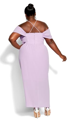 Image of City Chic Women's Plus Size Dress - Entwine Maxi