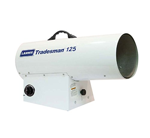 Tradesman L.B. White 125 LP Portable Forced Air Heater - 70-125K BTU CP125 Tradesman L.B. White 125 LP Portable Forced Air Heater - 70-125K BTU CP125