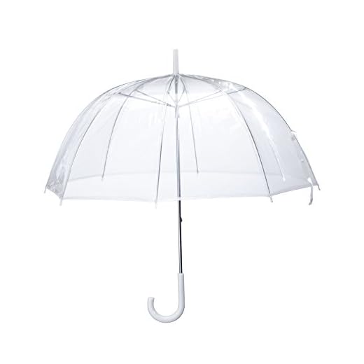 Best fashion umbrellas vogue Sara Rain Clear Bubble Umbrella Pack
