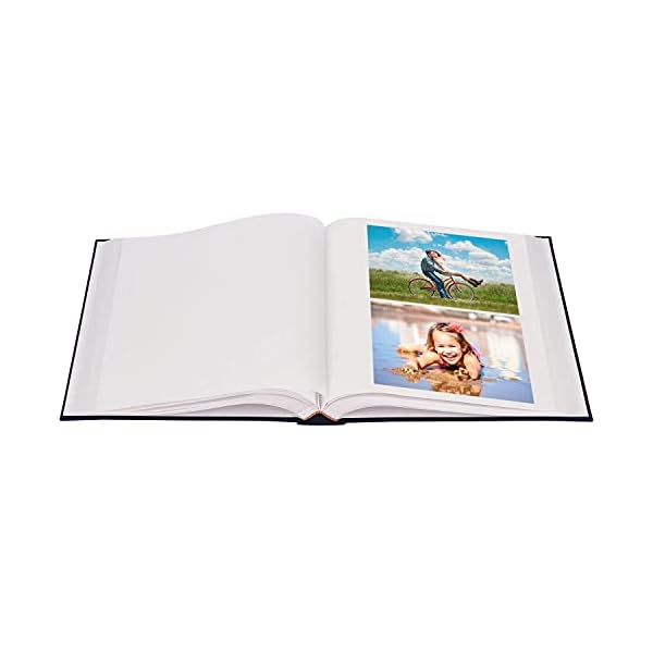Brepols 2 Stück Foto-Alben, traditionell, Jumbo 100 Seiten für 500 Fotos 10 x 15 – Blau – Bild 4