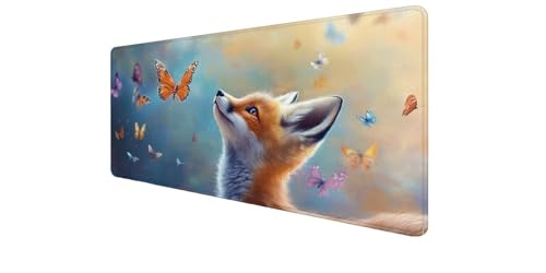 Tapis souris XXL motif Papillon pour embellir votre espace de télétravail
