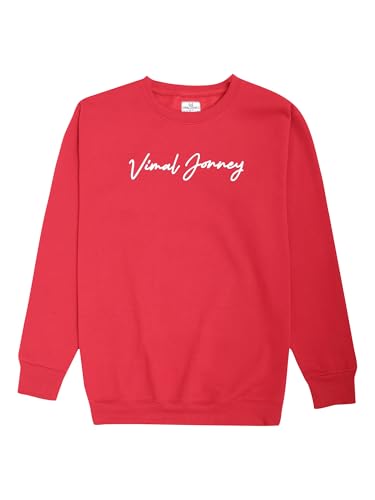 Image of Mack Jonney Fleece Regular Fit Printed Round Neck Sweatshirt for Men-MACK639320