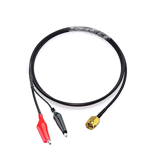 RedYutou SMA Male Connection Coaxial Cable Dual Ended Alligator Clips Red and Black Test Lead Wire RG174/ 100cm by RedYutou - Used condition - US$7.28