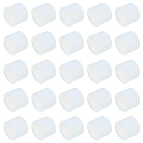 25pz Coperture per Prese RCA Auto silicone Tappi Protettivi per Dvd VCD TV Auto Video RCA Maschio Trasparenti