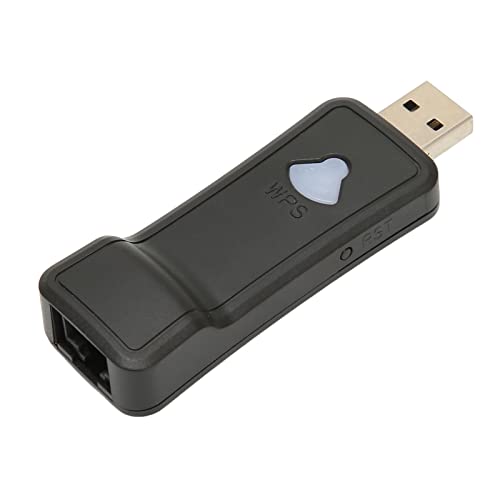 Émetteur-récepteur WiFi USB, émetteur-récepteur WiFi sans Fil pour Imprimantes de Consoles de Jeux TV, Transmission Haute Vitesse 300 Mbps