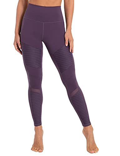 IMUZYN Womens Moto Leggings,Workout Leggings for Women High Waisted Yoga Pants Athletic Yoga Leggings Purple