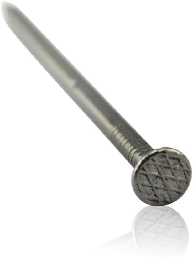 Clavos con cabeza de alfiler, clavos for tarimas, caja de 1 kg, clavos redondos de acero, caja de madera, placa de horquilla, clavos for elementos de paleta, clavos de hierro, clavos, -1 pulgada (apro