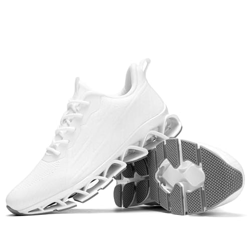 Image of Mens Running Shoes Casual Sport Athletic Fashion Walking Sneakers Lace up Blade Non Slip Breathable Mesh