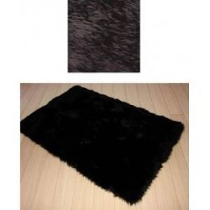 7762-006-000 Longwool Area MROLW Hand Crafted Chocolate Rect 5.0x8.0 Sheepskin