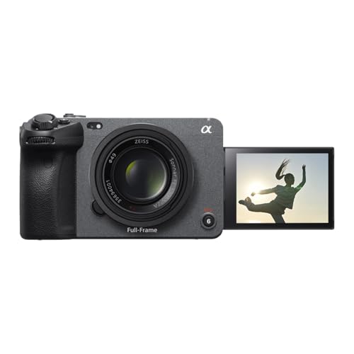 Sony Cinema Line FX3 Appareil photo plein format | 4K 120P | S-Cinetone | Dual Base ISO | Compact et léger | Fabriqué pour les cinéastes (‎ILME-FX3) – Gris