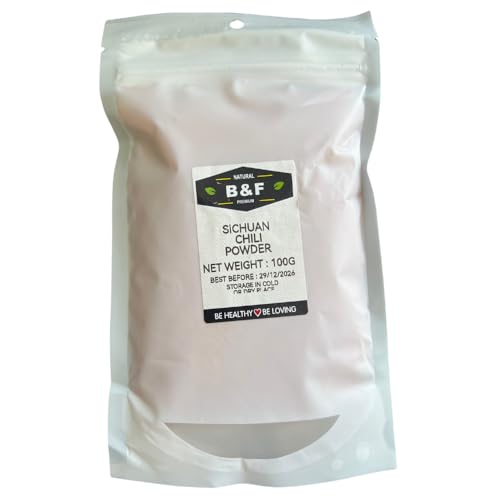 Poudre de Piment du Sichuan 100 g - Épice Asiatique Naturelle - Saveur Florale et Citronnée - Idéal pour Cuisine Chinoise et Plats Épicés